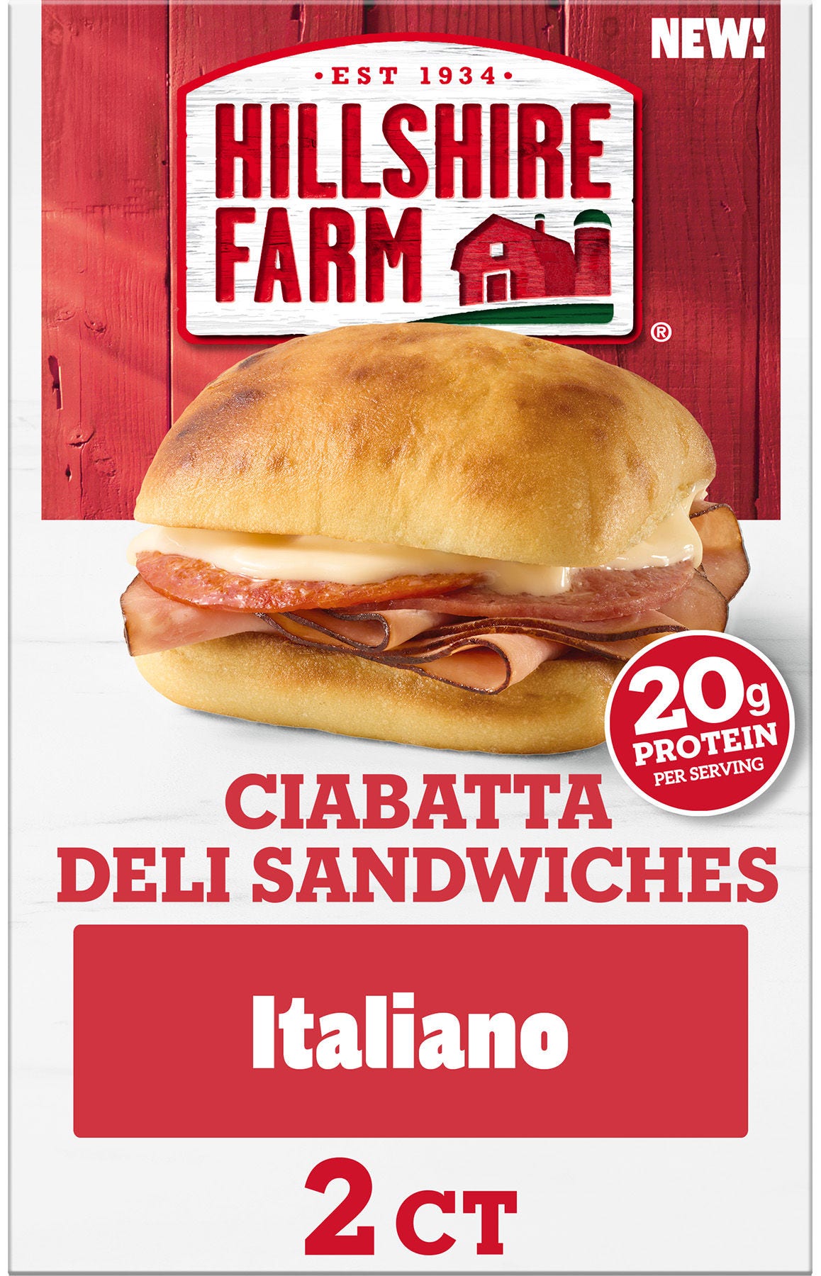 Italiano Ciabatta Deli Sandwich in Hillshire Farm Package