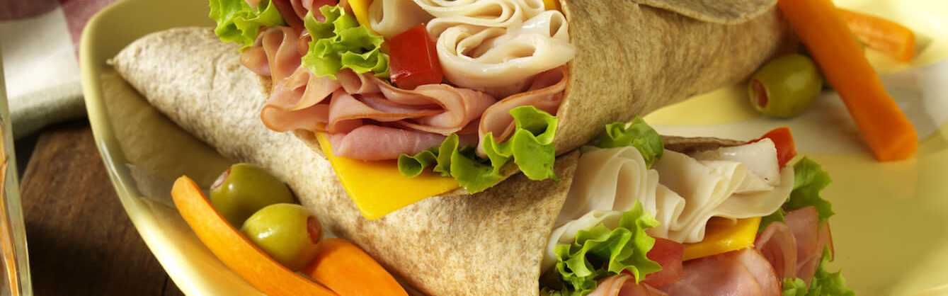 Low Sodium Ham and Turkey Wrap Recipe