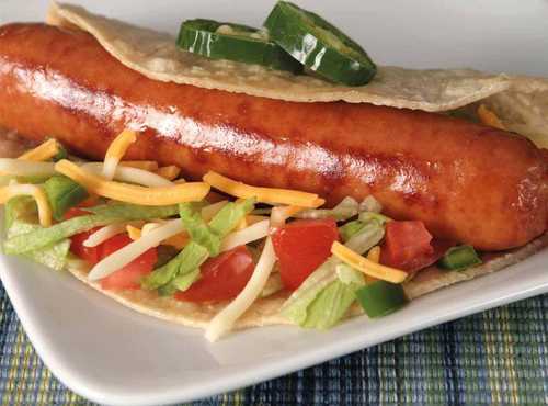 Beef Sausage Texicali Tacos Recipe