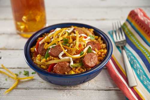 Smoked Sausage Rice Bowl Recipe