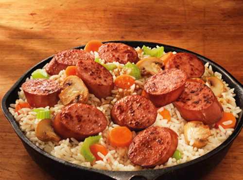 Honey Mustard Sausage and Vegetables