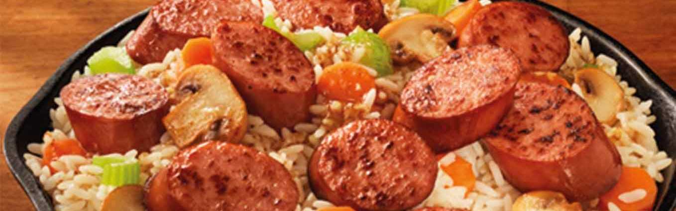 Honey Mustard Sausage and Vegetables