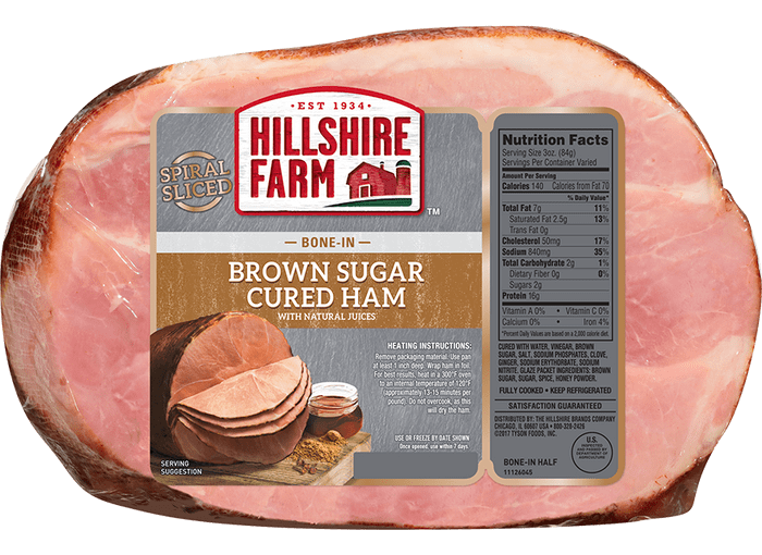 Spiral Sliced Bone-In Brown Sugar Cured Ham