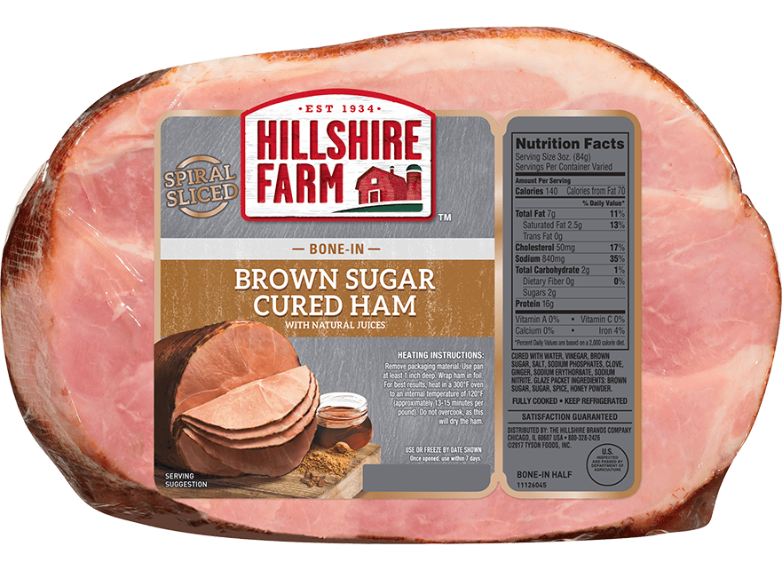 what does 3 oz of spiral ham look like