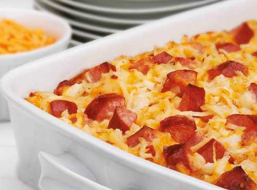 Sausage Cheesy Potato Casserole