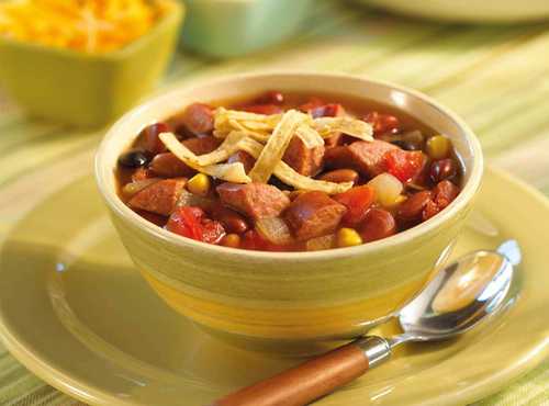 Smoked Sausage Taco Soup Recipe