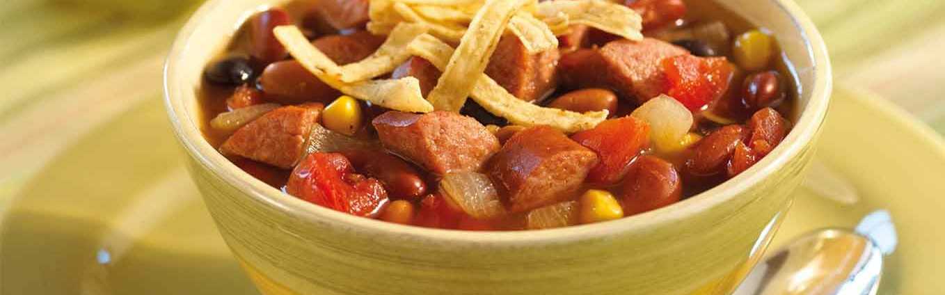 Smoked Sausage Taco Soup Recipe