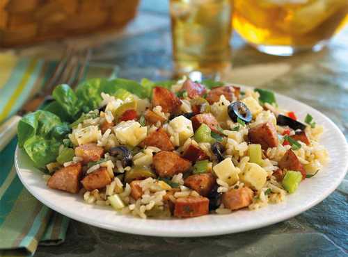 Muffuletta Rice Salad Recipe