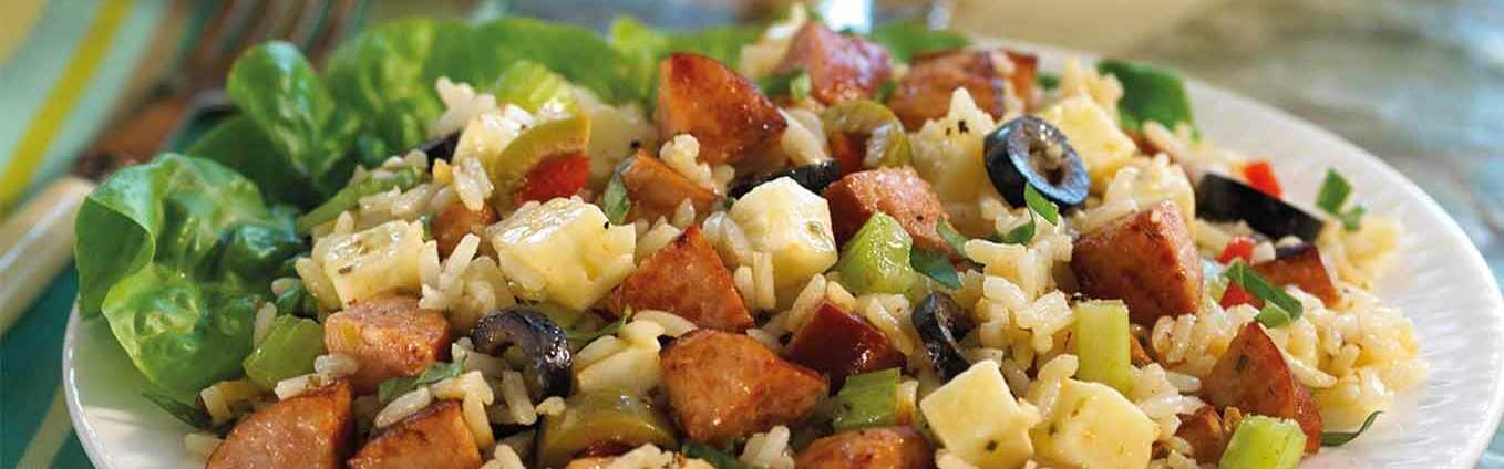 Muffuletta Rice Salad Recipe