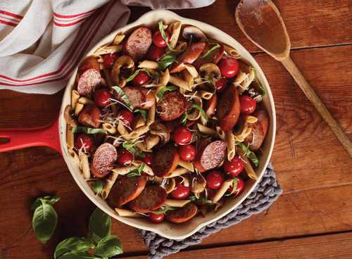 Sausage Tomato Pasta Recipe