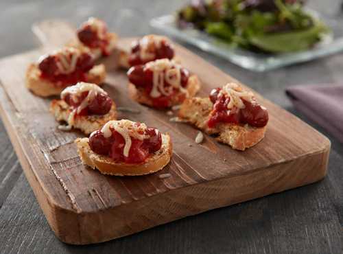 Sausage Parmesan Bread Bites Recipe