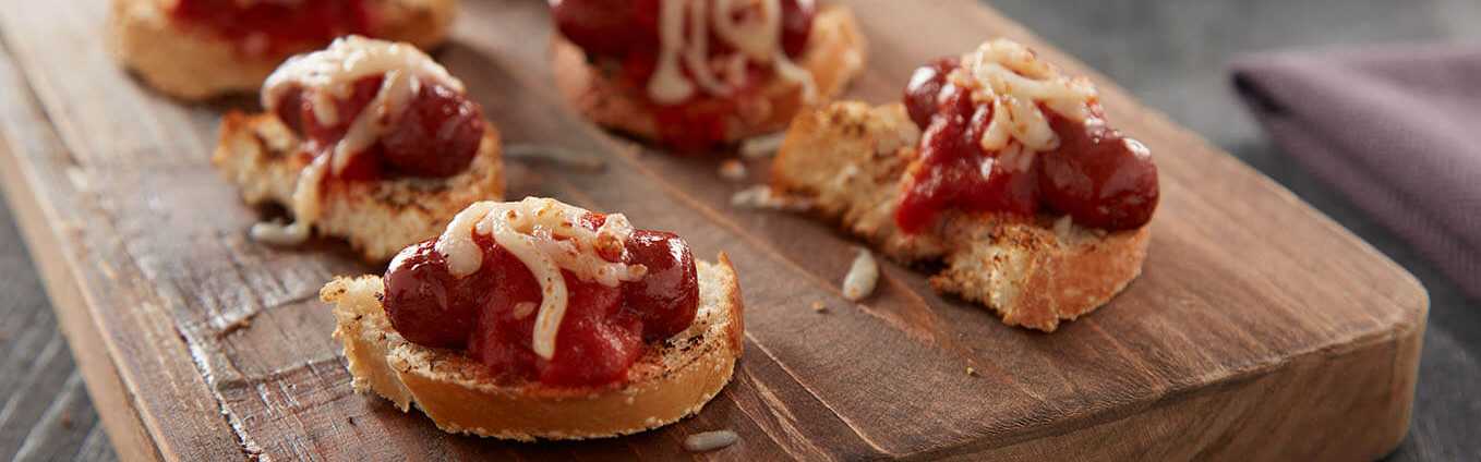 Sausage Parmesan Bread Bites Recipe