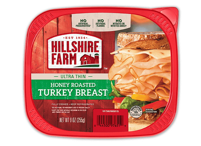 Ultra Thin Honey Roasted Turkey Breast Hillshire Farm Brand