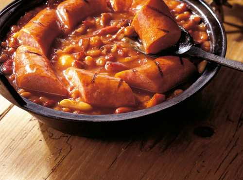 Sausage Cowboy Beans Recipe