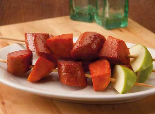 Sausage and Sweet Potato Kabobs