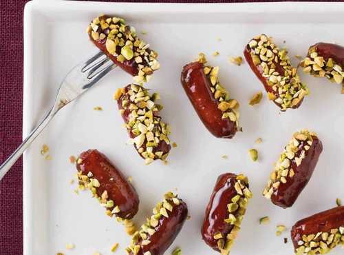 Pistachio Candied Cocktail Sausages