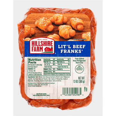 Lit'l Beef Franks® Smoked Cocktail Franks