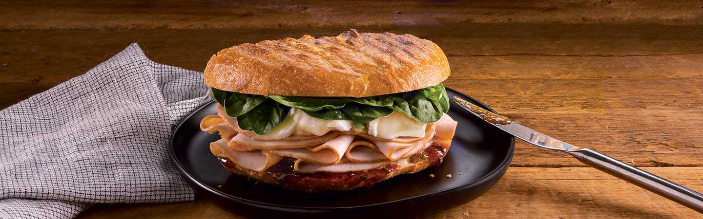 Fig and Brie Turkey Sandwich