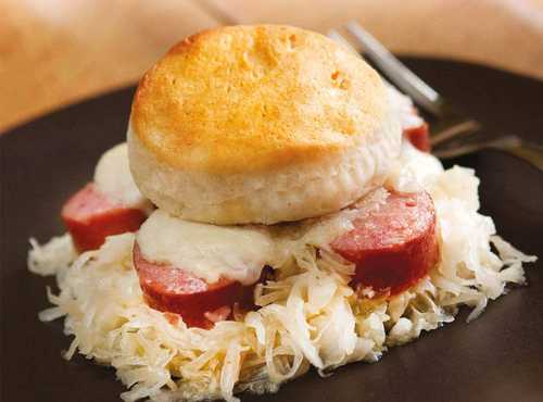 Kielbasa and Biscuit Bake Recipe