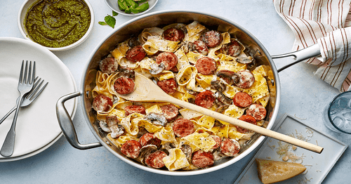 Creamy Smoked Sausage Pasta Recipe