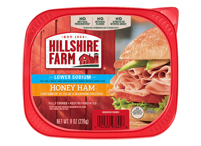 Lower Sodium Honey Ham Hillshire Farm Brand Lower Sodium Honey Ham Hillshire Farm Brand