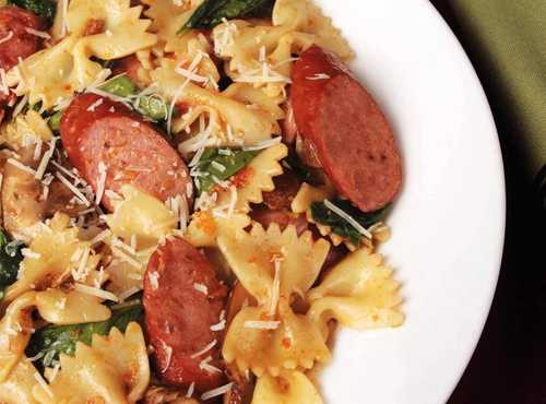 Sausage Sun Dried Tomato Pasta