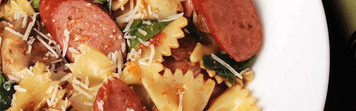 Sausage Sun Dried Tomato Pasta