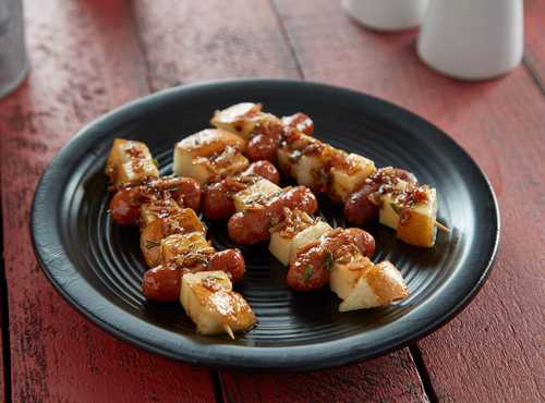 Smoked Sausage Kabobs Appetizer Recipe