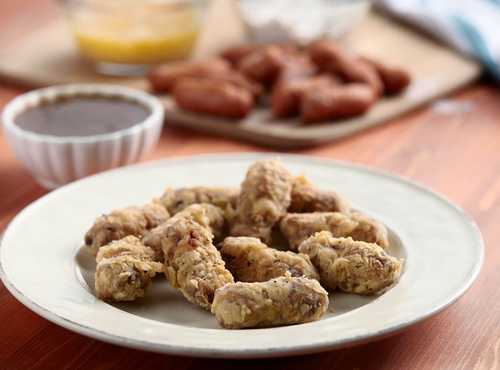 Chicken Fried Sausage Bites Recipe