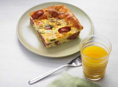 Crustless Quiche Recipe with Sausage