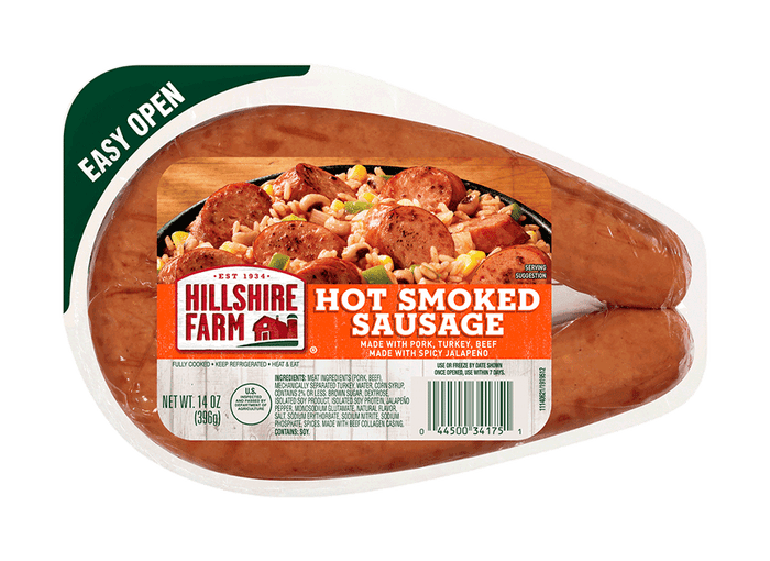 Hot Smoked Sausage Hillshire Farm Brand hot-smoked-sausage-hillshire-farm-brand