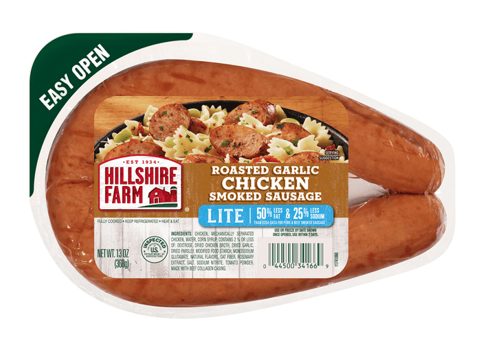 Lite Roasted Garlic Chicken Smoked Sausage