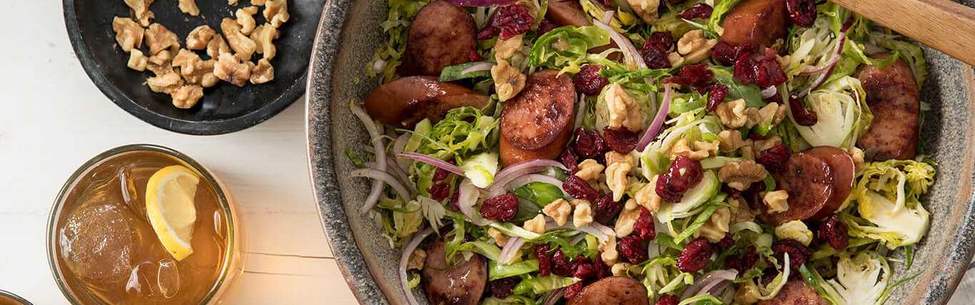 Sausage & Brussel Sprout Salad Recipe