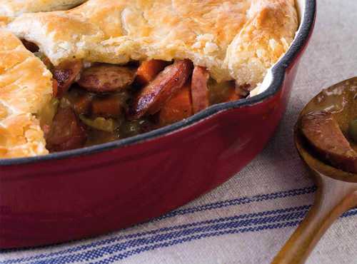 Sausage Skillet Pot Pie Recipe