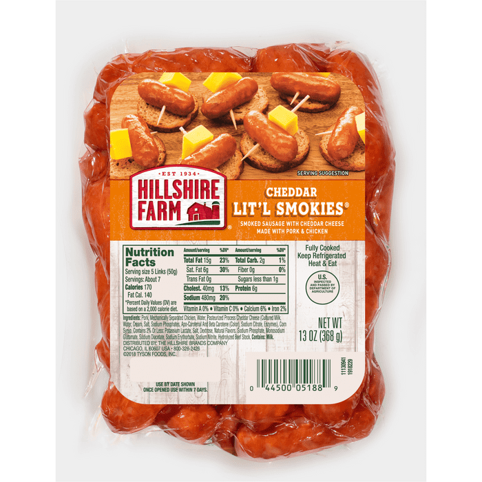 Lit'l Smokies® Cheddar Cocktail Sausages