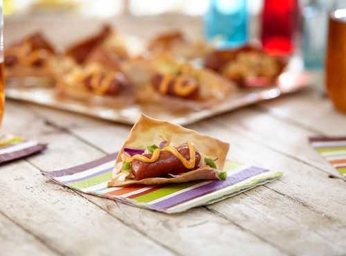 Mini Sausage Wonton Appetizer Recipe