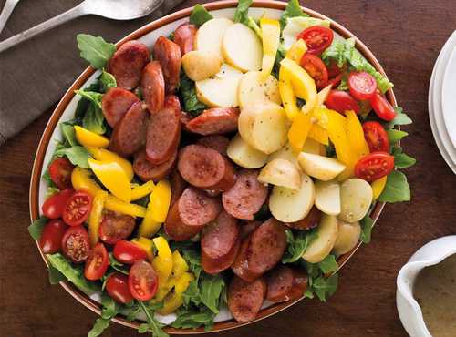 Smoked Sausage Salad Recipe