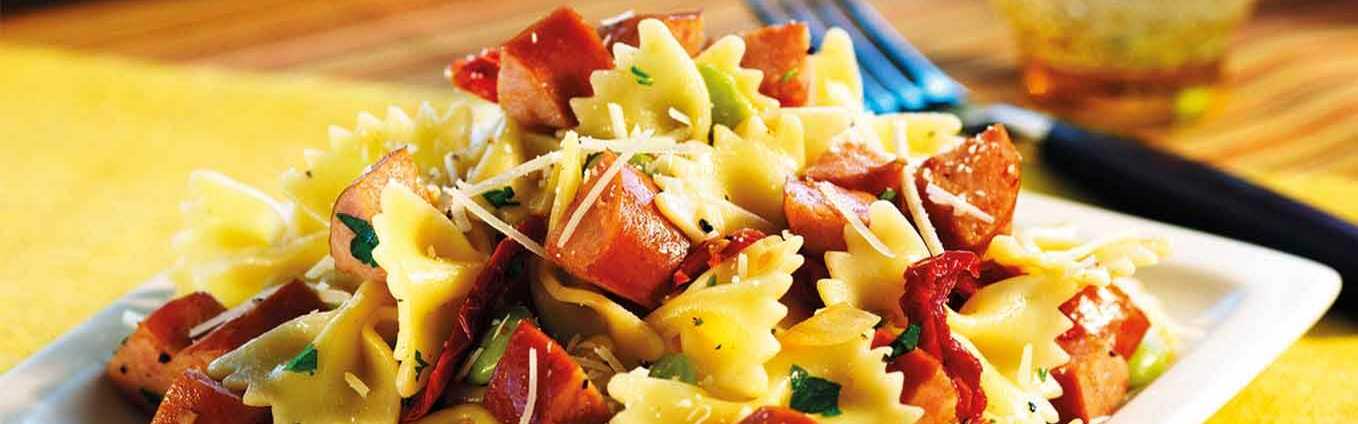 Bow Tie Pasta with Sausage Recipe