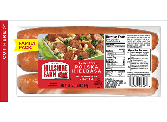 Skinless Polska Kielbasa Hillshire