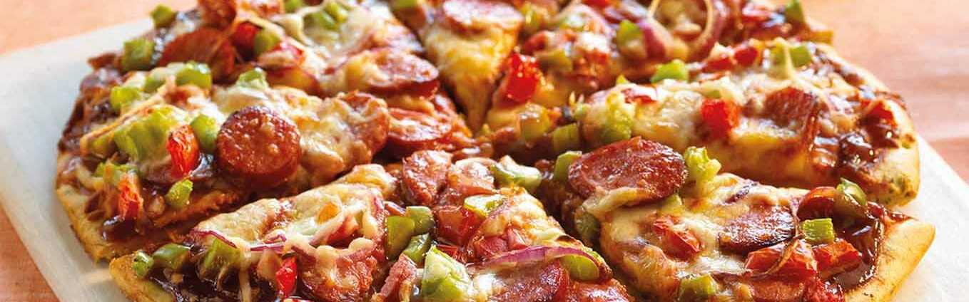 Barbeque Smoked Sausage Pizza Recipe