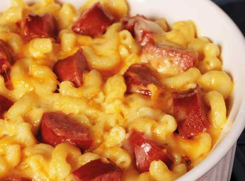 Spicy Mac and Cheese with Sausage