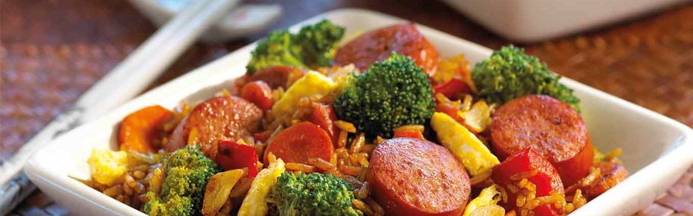 Smoked Sausage Fried Rice Recipe