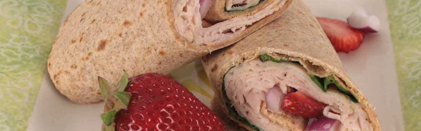 Strawberry and Turkey Wrap Recipe