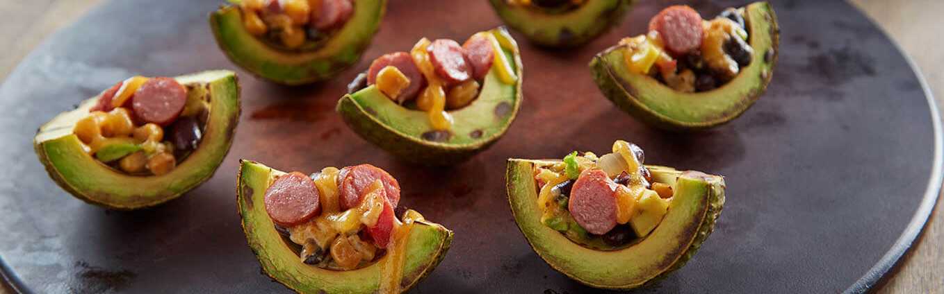 Sausage Stuffed Avocado Recipe