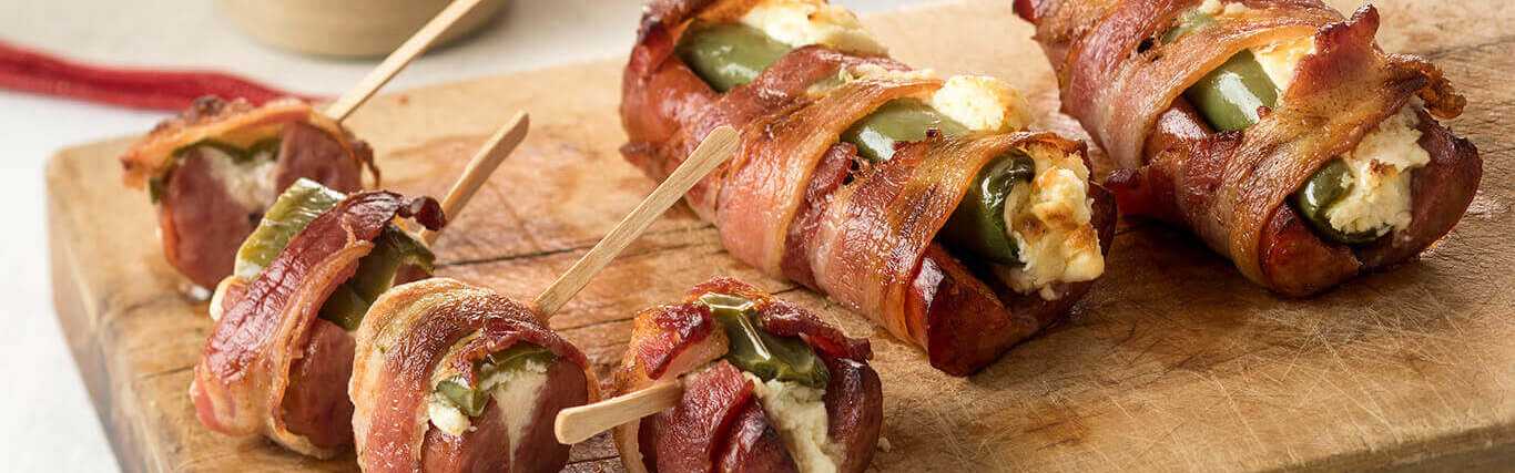 Hillshire Farm® Smoked Sausage Jalapeño Poppers Recipe