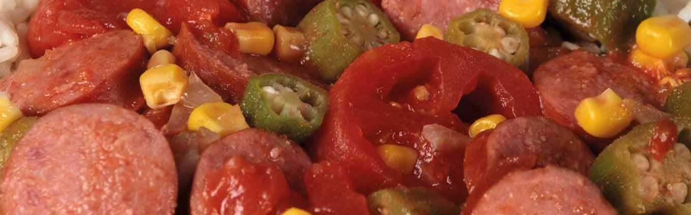 Gumbo Sausage Recipe with Okra