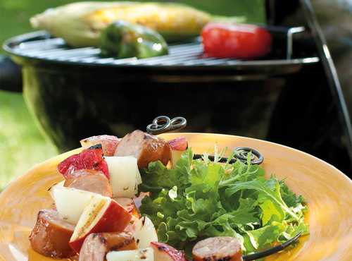 Grilled Sausage Kabobs Recipe