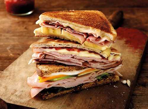 Banana Grilled Cheese and Ham Recipe