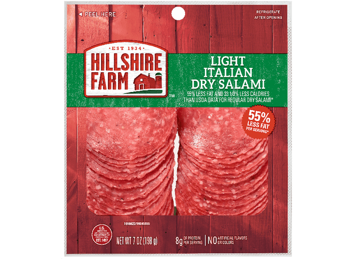 Light Italian Dry Salami Cured Meat