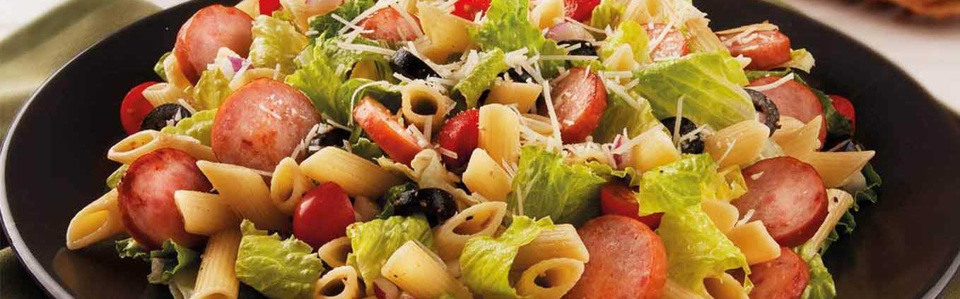 Sausage Caesar Pasta Salad Recipe